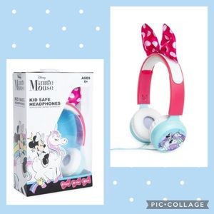 Disney MINNIE MOUSE~Kid Safe Headphones Ages 6+ (#8840)